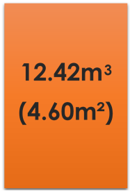 2.62 m x 1.76 m